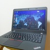 ThinkPad E460、懐かしい世界地図の壁紙にしてみた。