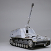 タミヤ　１/４８シリーズ100作目　重対戦車自走砲ナースホルンを作る　完成写真