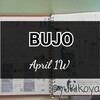 【手書き】2020年4月1W〆■BUJO