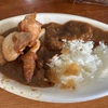 牛すじカレー唐揚げ乗せ