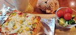 前日にトマトソゥスを作り、分厚いトゥストがあるならば翌日はピザトゥスト一択🍅(*˘ー˘*)