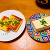 豆心亭の豆腐と油揚げを肴に三岳をやる