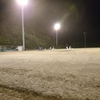 ナイターで野球の練習⚾