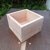 【作品】②あられ組加工でヒノキの木箱を作る