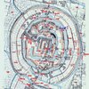 縄張図片手に廻る日本で唯一の円郭式城郭　田中城　大手一之門　家老屋敷址