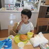 成長日記♪2018/11/5♪３歳２ヶ月＞おすわり