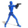 知ってた？デスクに貼れる！『マグネット付き 関節可動 ロボ 3d アクションフィギュア』が想像以上に遊べるフィギュアだった話