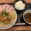 肉そば けいすけ ららぽーと海老名店〜肉盛りつけ麺／大盛／肉増し／ライス／平打ち太麺／フードコート／EVIVA!〜