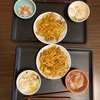 こてっちゃん焼きうどん、しらすおろし、サラダ　20240409