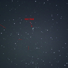 まだ暗い 2P エンケ彗星 10/30 宵 & 輝く火星