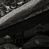 夜都伎神社の茅葺の屋根