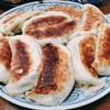 府中の「くりばやし」の餃子をいただく