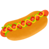 ホットドッグのフリーイラスト素材