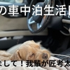 始めてまして。車中泊ライターとして活動中の匠です。｜まずわ自己紹介！