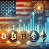 暗号通貨市場の急速な変動: 金曜日の上昇から一転、下落の波