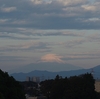 「富士山」、冠雪。