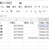 欠場日と復帰日から欠場期間を計算する