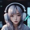 HeadphoneGirl Album | 本屋が音楽リストの記事 を作る時に使う記事見出し画像を作る試み | AI画像生成