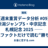 【週末重賞データ分析 #09】新潟ジャンプS・中京記念・札幌記念 2025 ―― 公式ファクトだけで読む“勝ち筋”と“荒れ筋” ――
