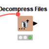 KNIME_zipファイルの解凍【Decompress Files】レコードの値を変数化しPathに設定