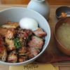 やきとり料理店 marco の特選やきとり丼（たれ）＠西１５丁目