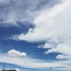 青い空と白い雲