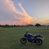 6月1日の夕景とジクサー＆今日の独り言