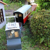 ツツジも咲き始めて，庭園鉄道の季節