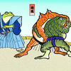 Frog SUMO Wrestlers #003 Created September 14, 2022.