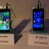 Windows Phone応援レポート２０２・マイクロソフトFEST2015にて、FREETELのWindows PhoneのKATANA 01展示