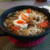 カレーうどんに煮卵　冬のお昼はこれが一番かも