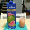 日本で人気だったらしい " CHABAA "のフルーツジュース