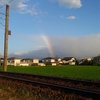 こちら高松。 虹がとても綺麗です。(*^^*)(^^)/