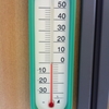 今朝の事務所内の気温