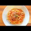 3種の魚介のトマトソースパスタ♪