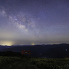 【天体撮影記 第220夜】 愛媛県 中津山(明神山)の天空の鳥居と天の川