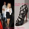 chaussures Christian Louboutin et la fibre de 