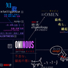 【イラスト英単語】[ ominous ] - omen,nous,intelligence,aleratness,etymology,snap