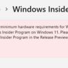UTM上のWindows11でWindows Insider Programに参加しようとしてハマったこと
