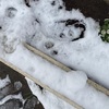 【育児】埼玉にも雪は降り積もるので、雪だるま錬成