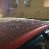 早朝に車の屋根の霜が凍るくらい、今朝は、
