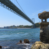 南部鉄器マン・海辺の散歩・関門海峡
