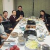 帰国前夜は多摩実顕地で食事会