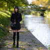 城址の秋❣️ あすかちゃん その17 ─ 北陸モデルコレクション 2023.10.22 富山城址公園周辺 ─