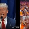 10/19：オレンジ色の観客の前で、トラさん 「私は大統領を務めている」観客「キャー！」？！