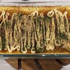 長芋納豆チーズ★2人分のお好み焼きをレンジとトースターで作る！