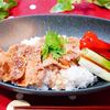 豚ロース丼＆じゃがいものきんぴら
