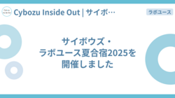 サイボウズ・ラボユース夏合宿2025を開催しました