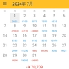 2024.7月5週目、8月1週目 収支報告