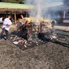 どんど焼きの日枝神社。悪事を糺す